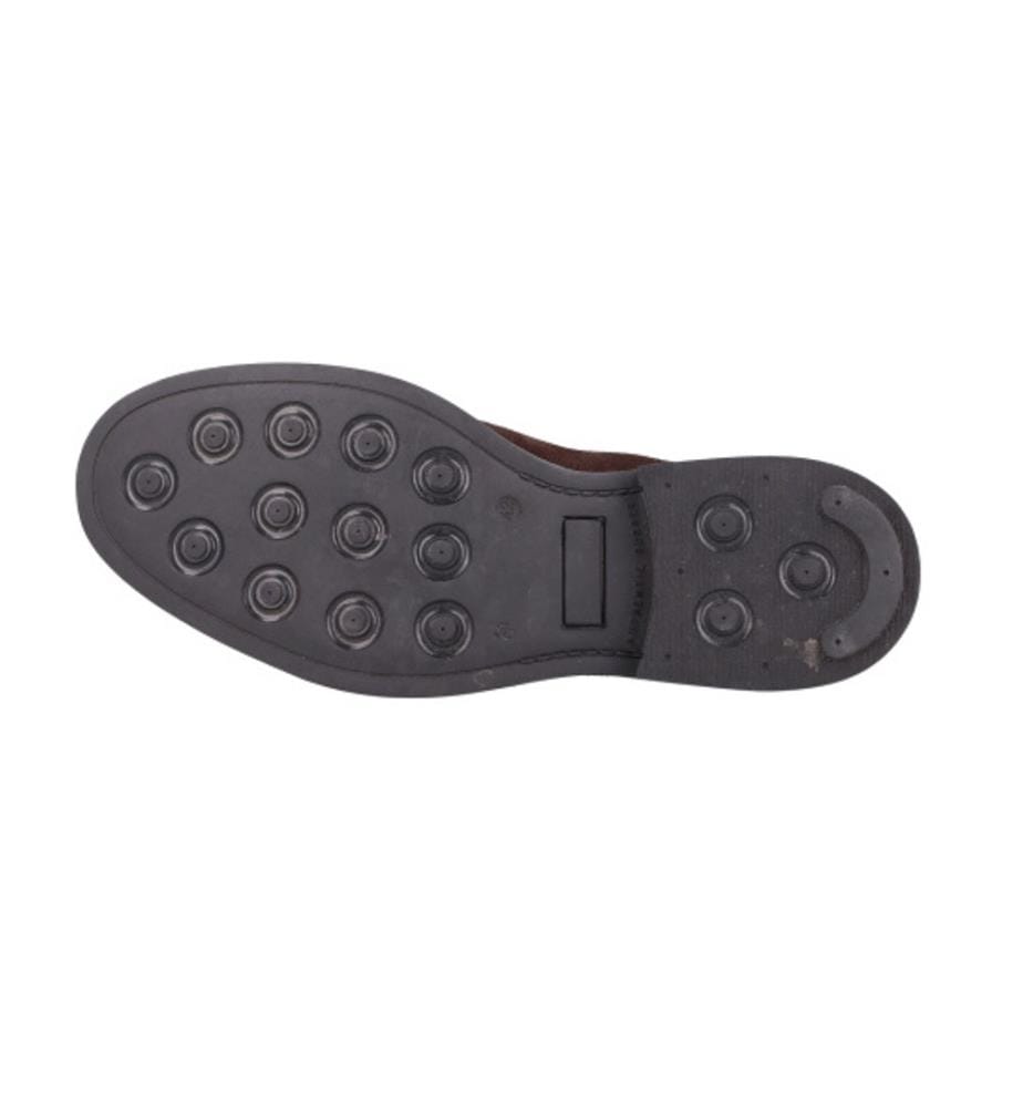 Mocassins en daim marron