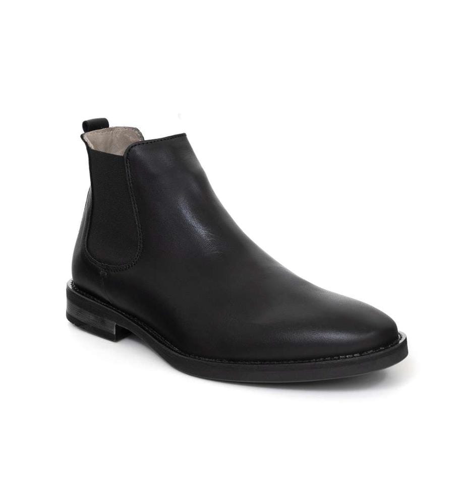 Bottes Chelsea en cuir - Noir
