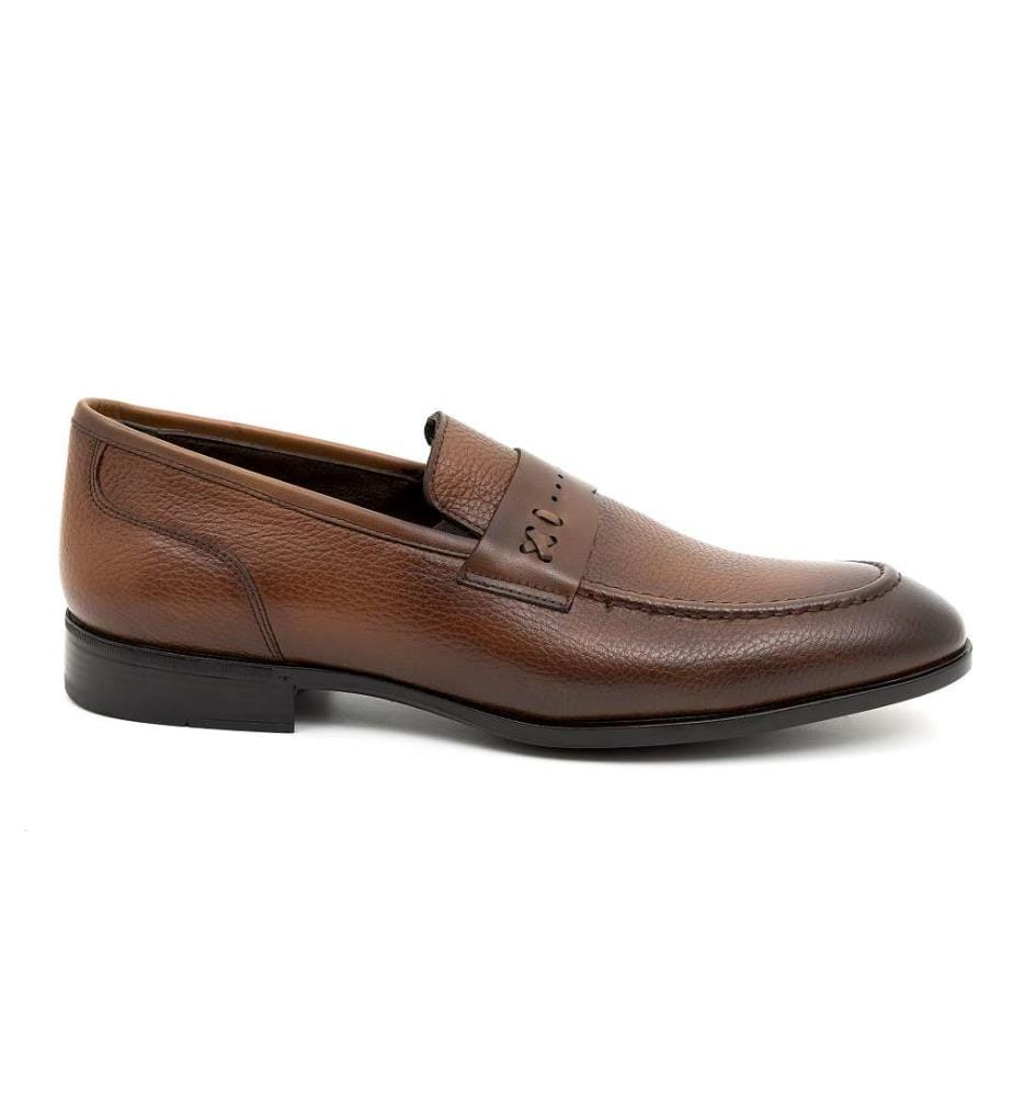 Mocassin en cuir - Marron clair