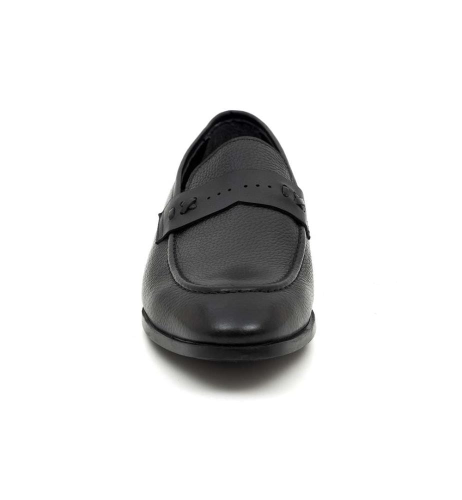 Mocassin en cuir - Noir