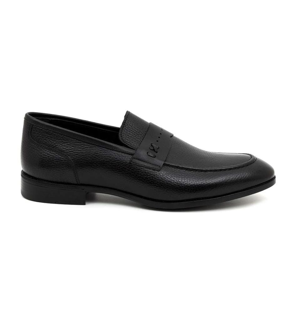 Mocassin en cuir - Noir
