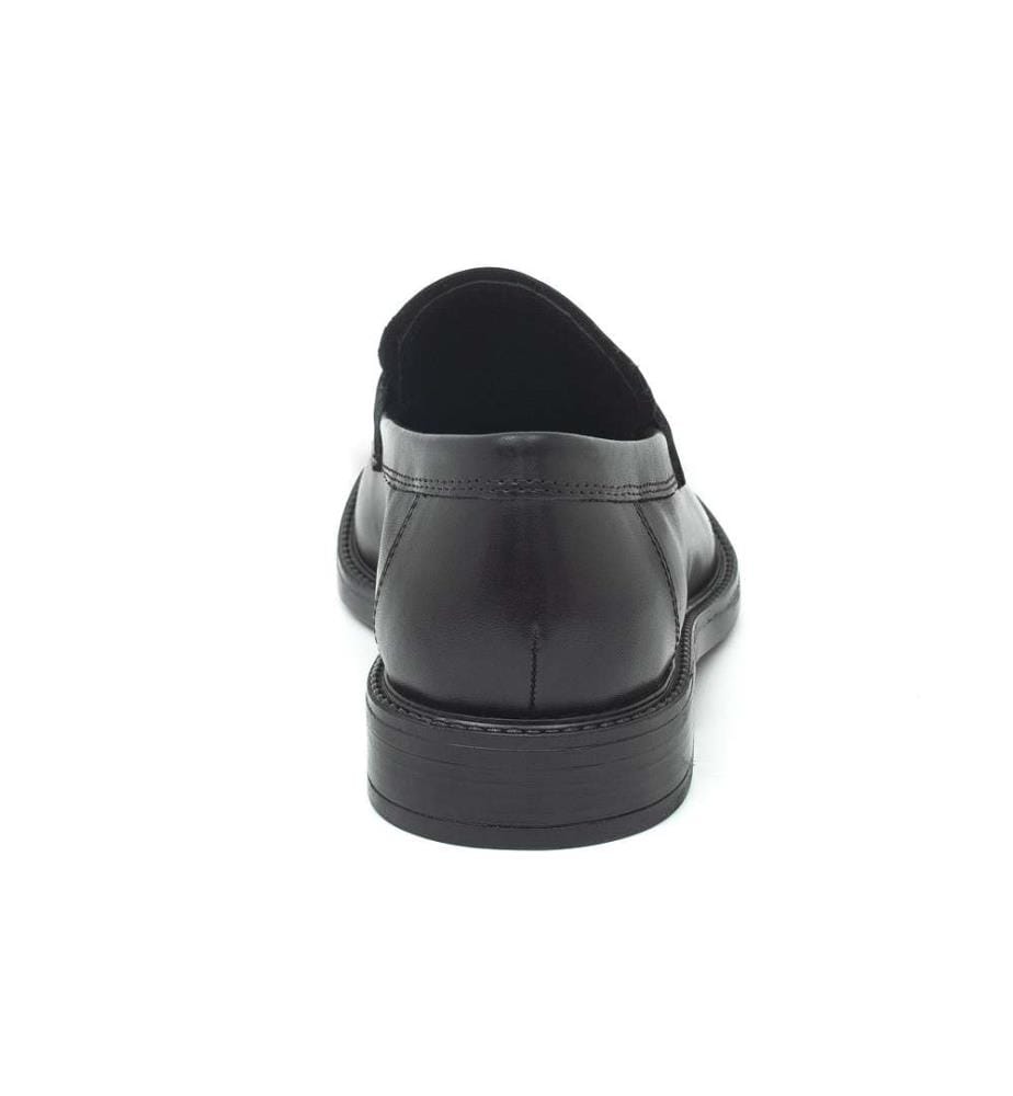 Mocassin en cuir - Noir