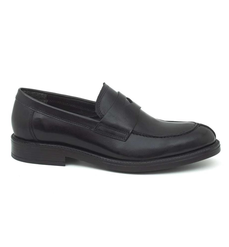 Mocassin en cuir - Noir