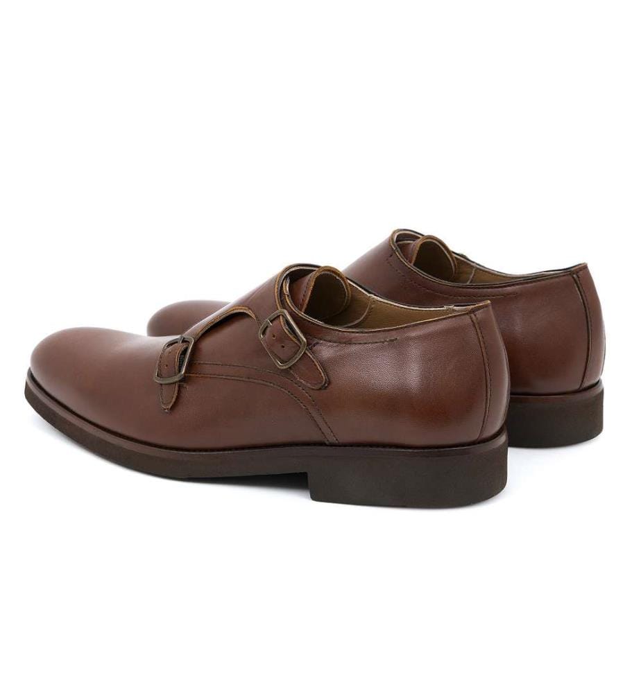 Monkstrap-Schuhe - Hellbraun