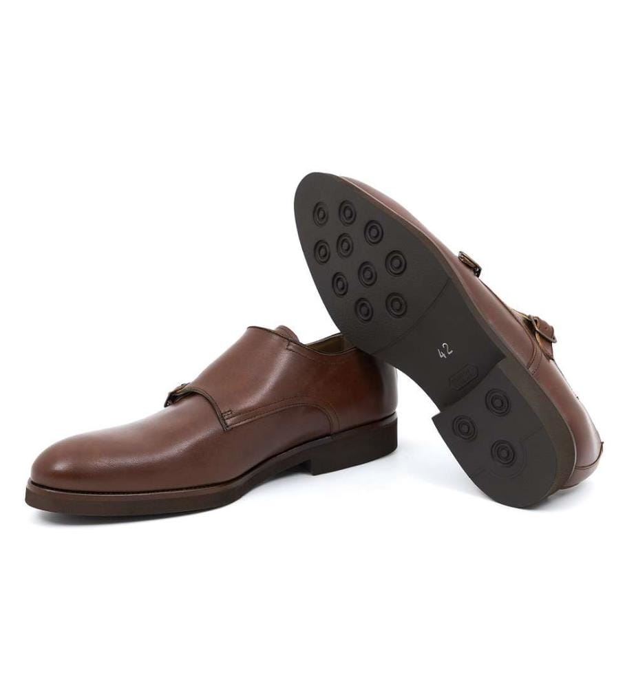 Monkstrap-Schuhe - Hellbraun
