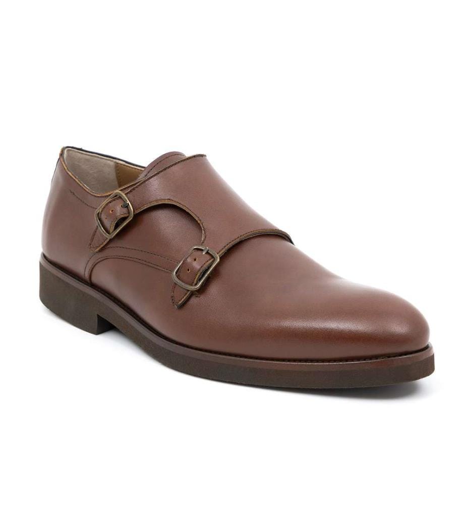 Monkstrap-Schuhe - Hellbraun