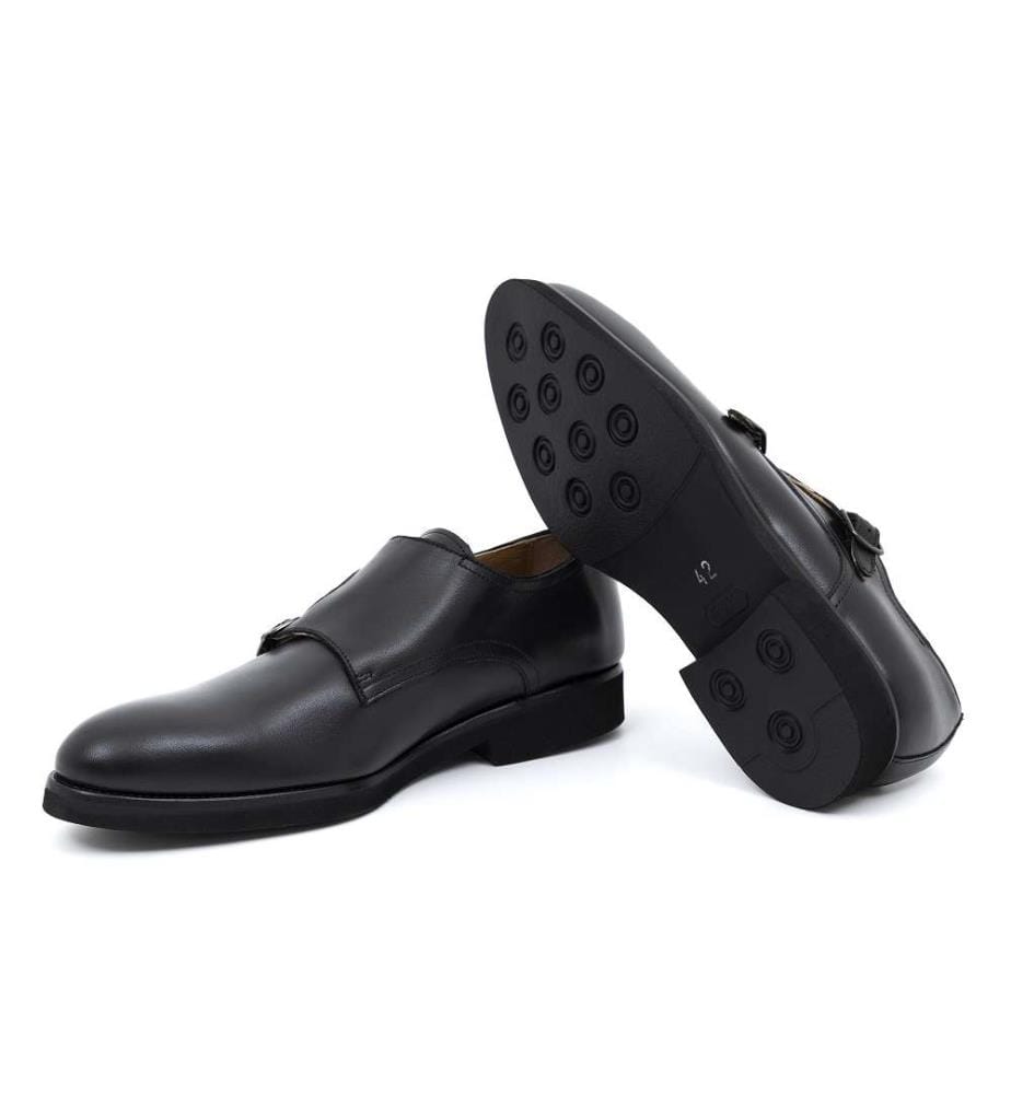 Monkstrap-Schuhe - Schwarz