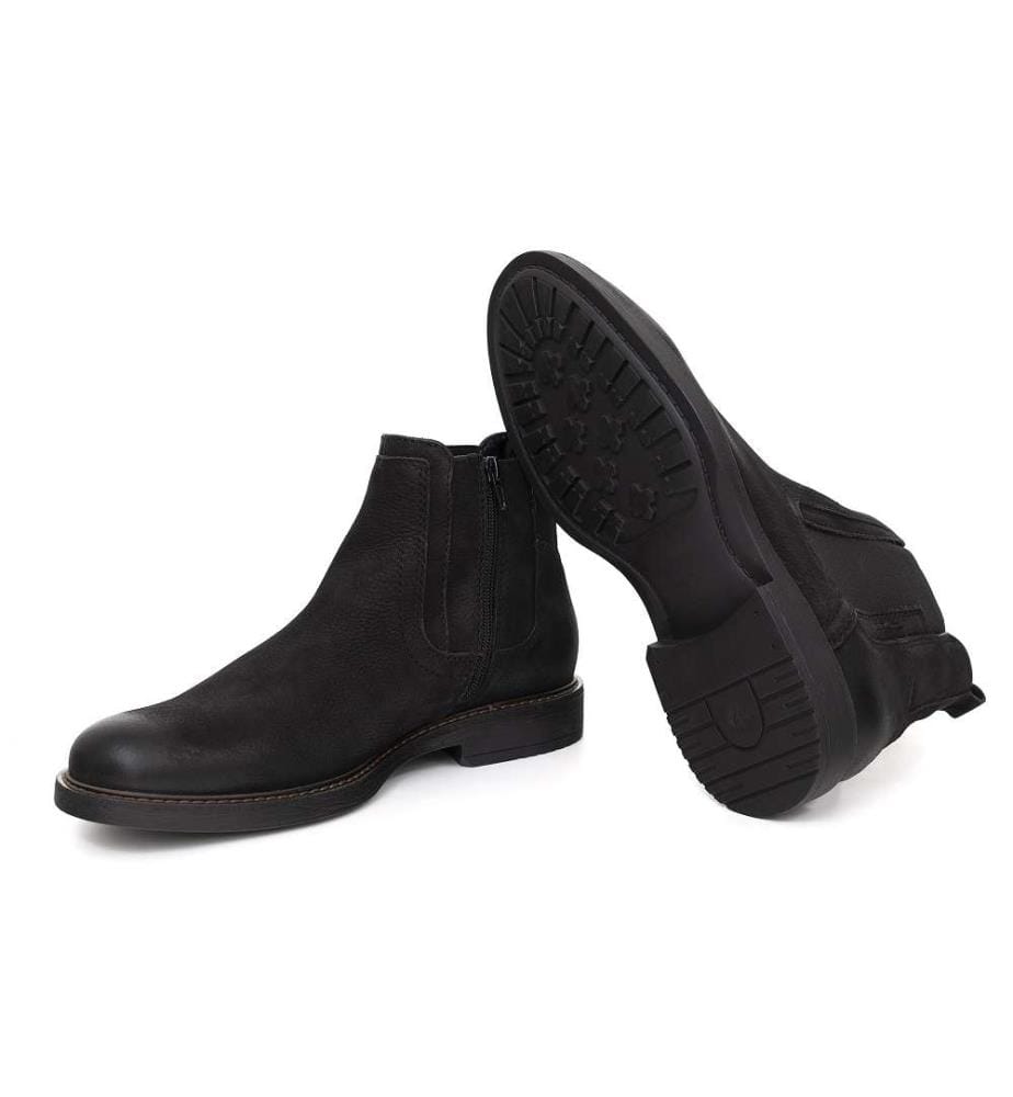 Bottes Chelsea en cuir - Noir