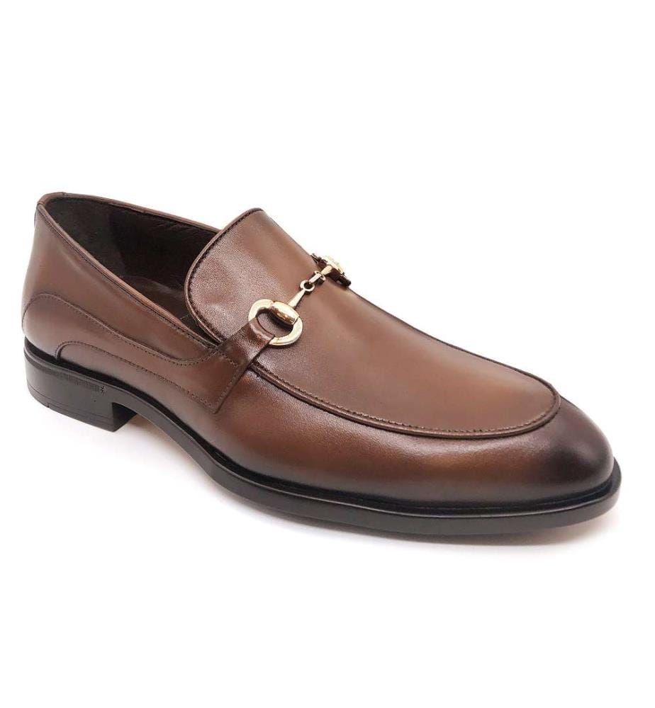 Mocassin en cuir - Marron clair