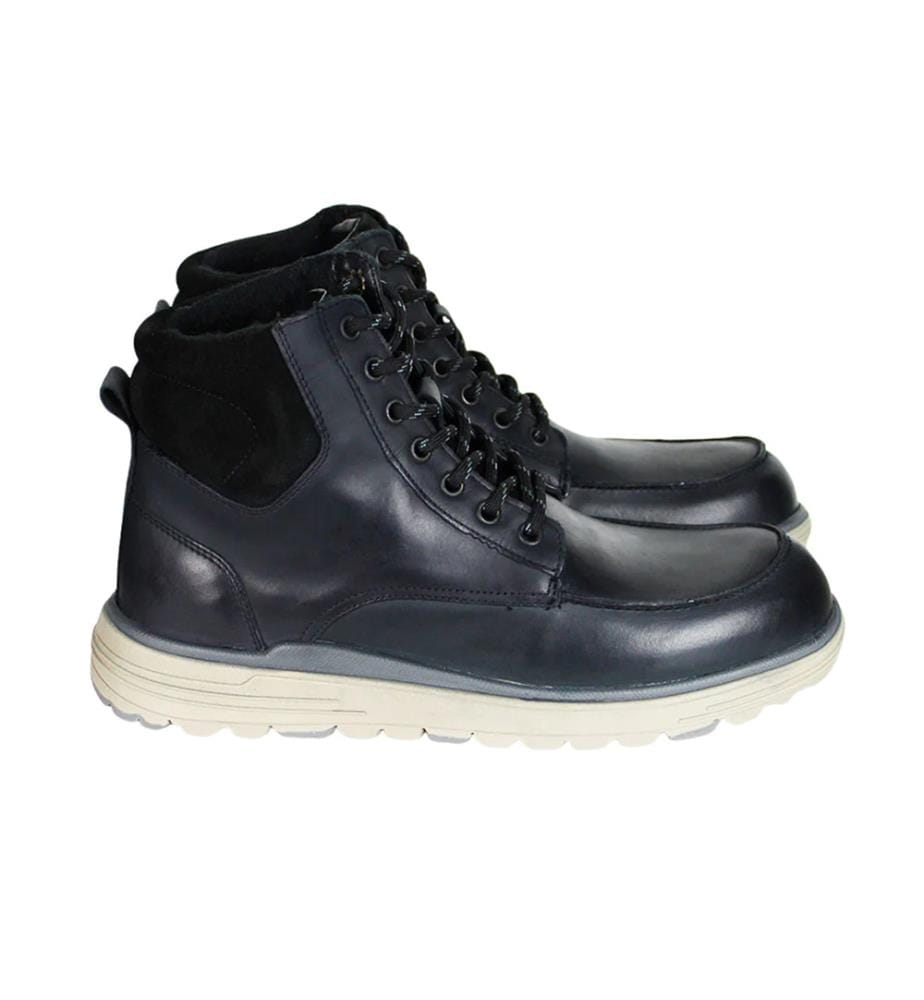 Bottes en cuir noir