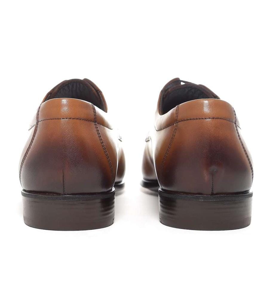Derby en cuir - Marron clair
