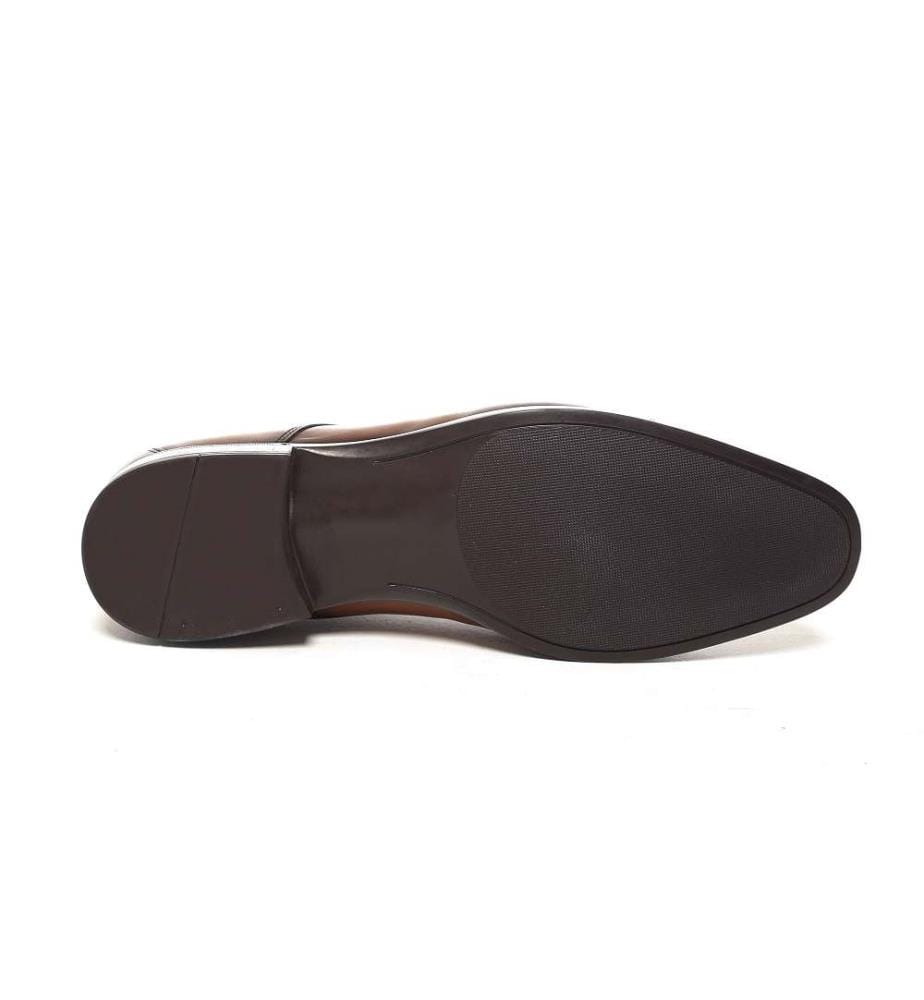 Derby en cuir - Marron clair