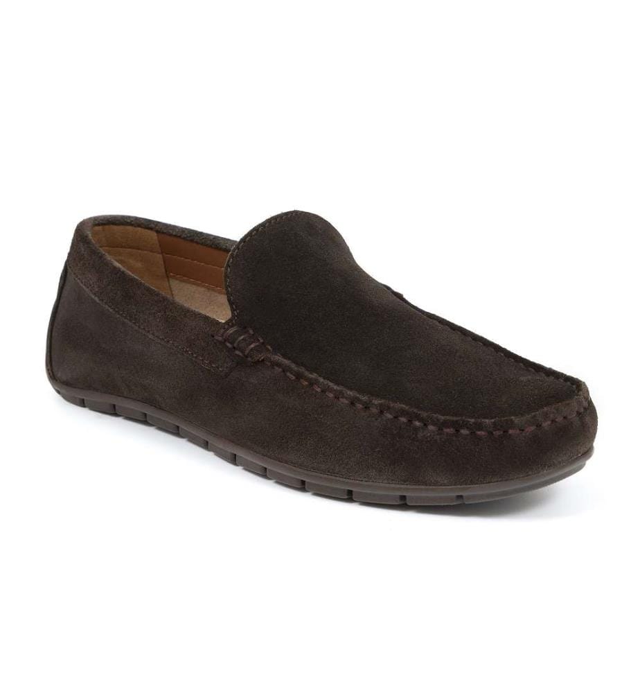 Mocassin en daim - Marron