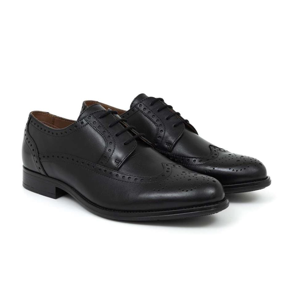 Derby en cuir - Noir