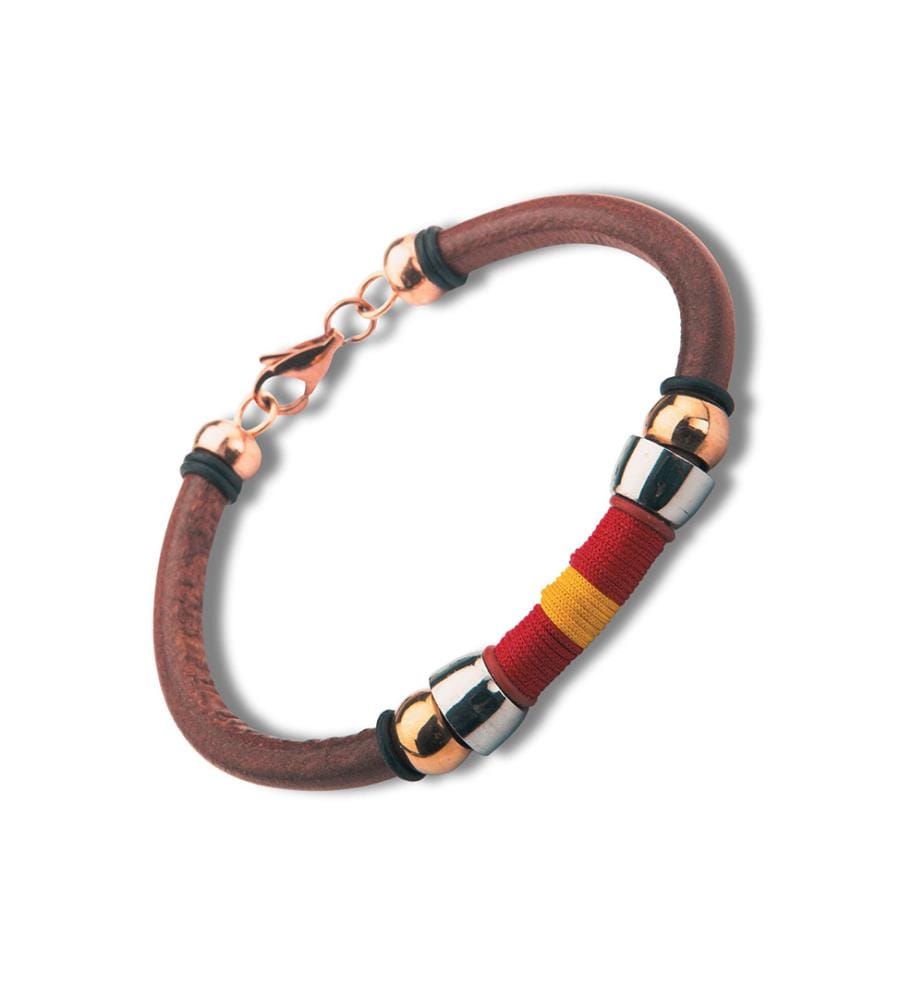 Bracelet en cuir - Marron clair