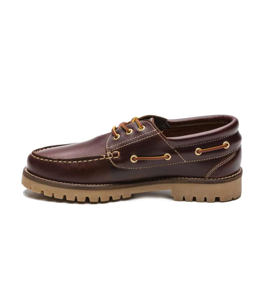 Bootsschuhe aus Leder - Hellbraun