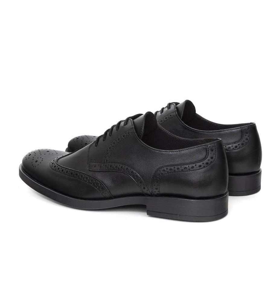 Derby en cuir - Noir