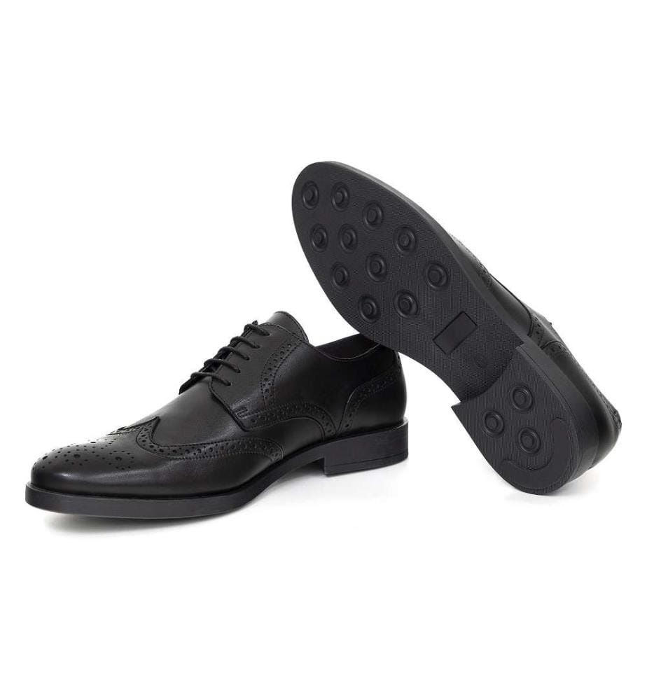 Derby en cuir - Noir