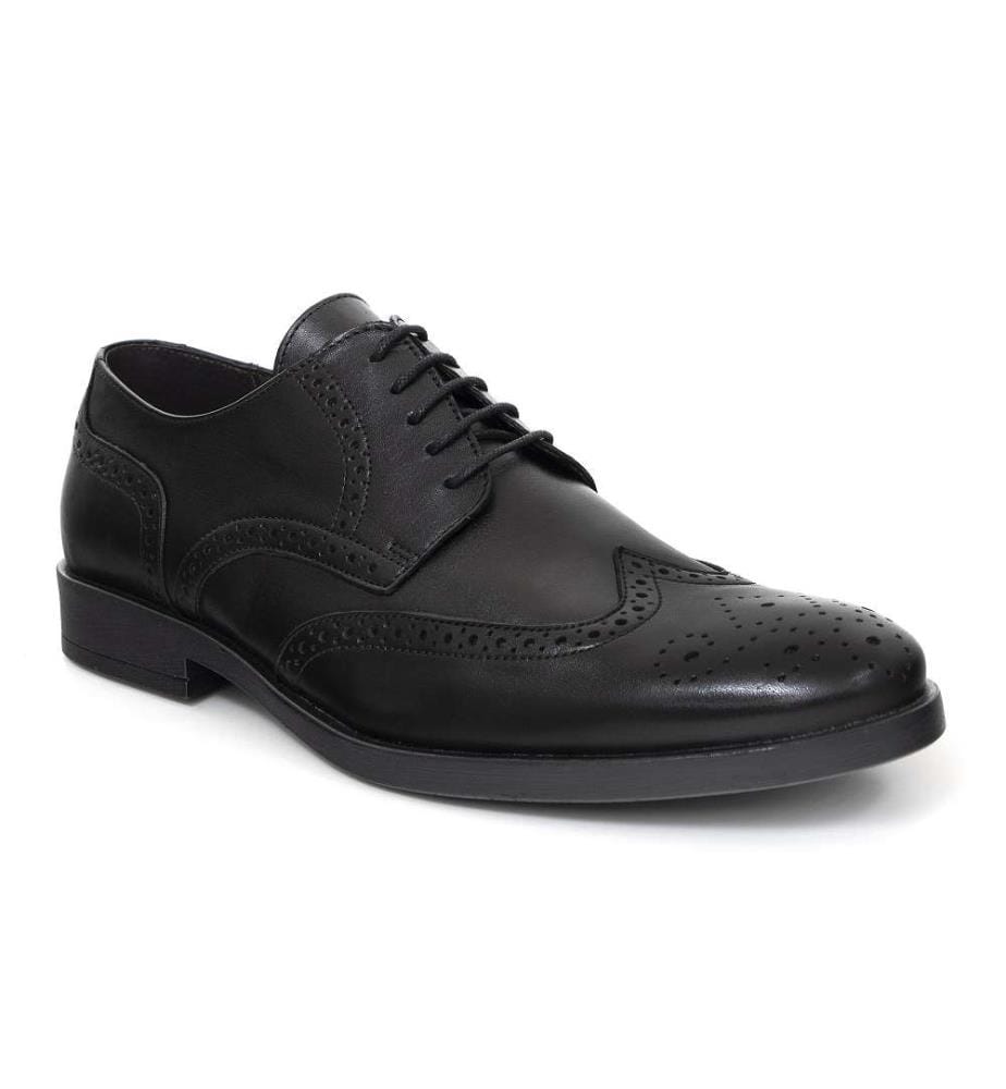 Derby en cuir - Noir
