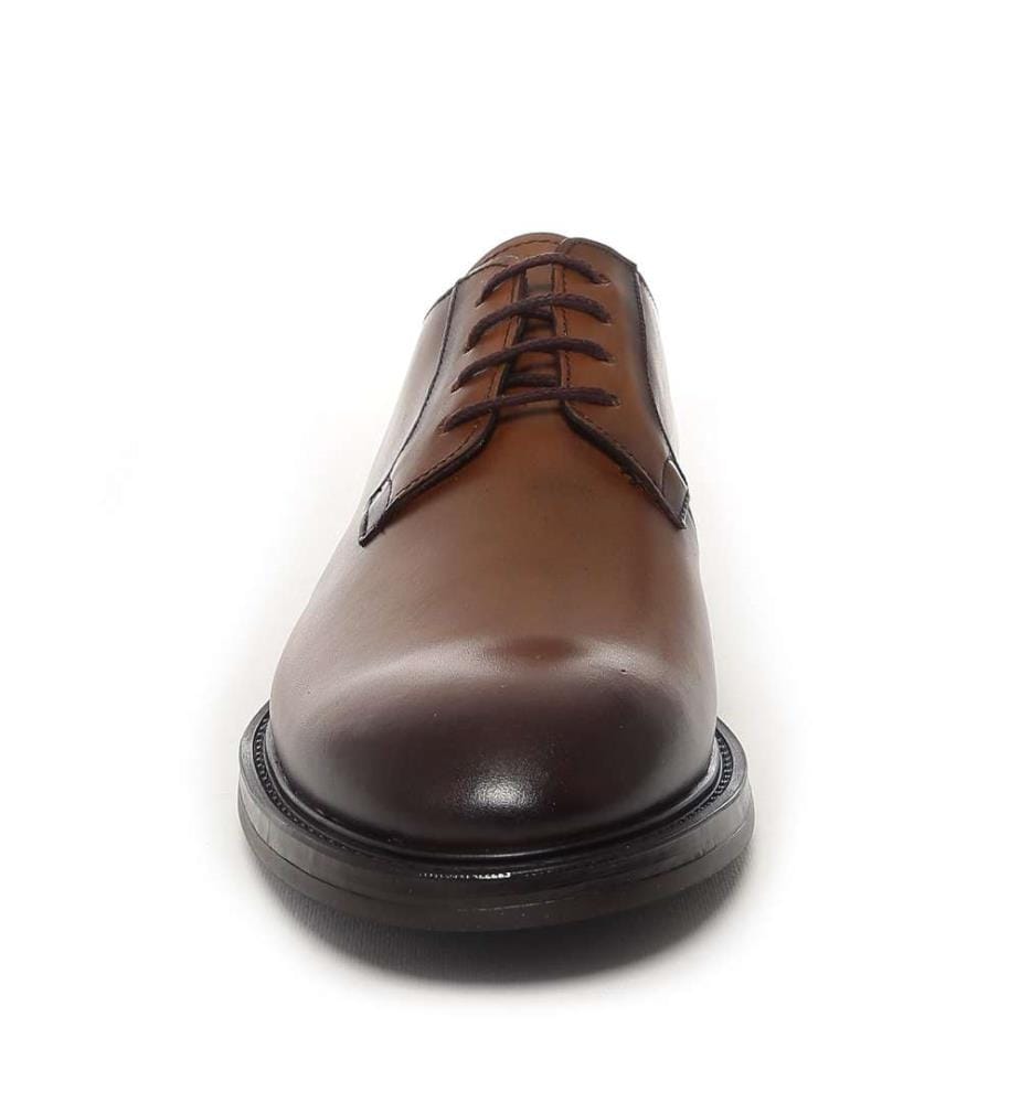Derby en cuir - Marron clair