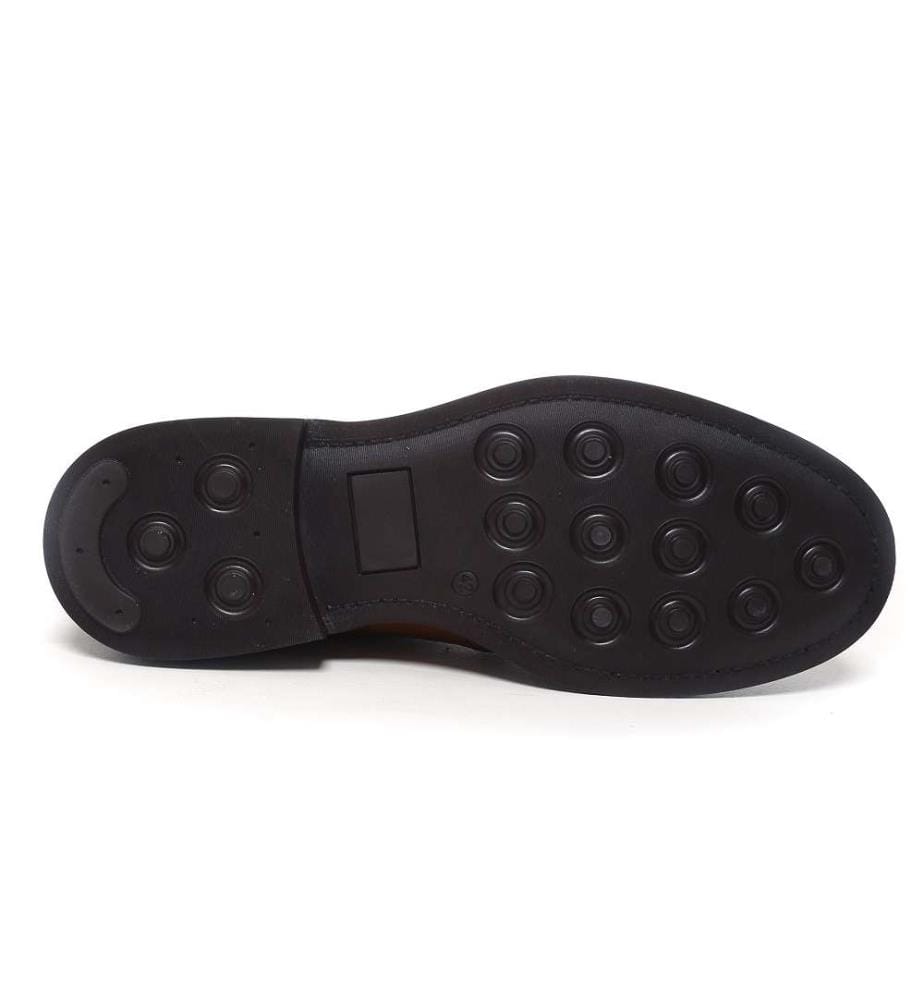 Derby en cuir - Marron clair