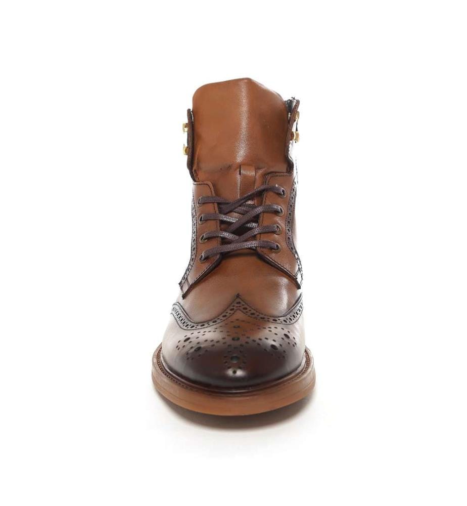 Bottes en cuir - Marron clair
