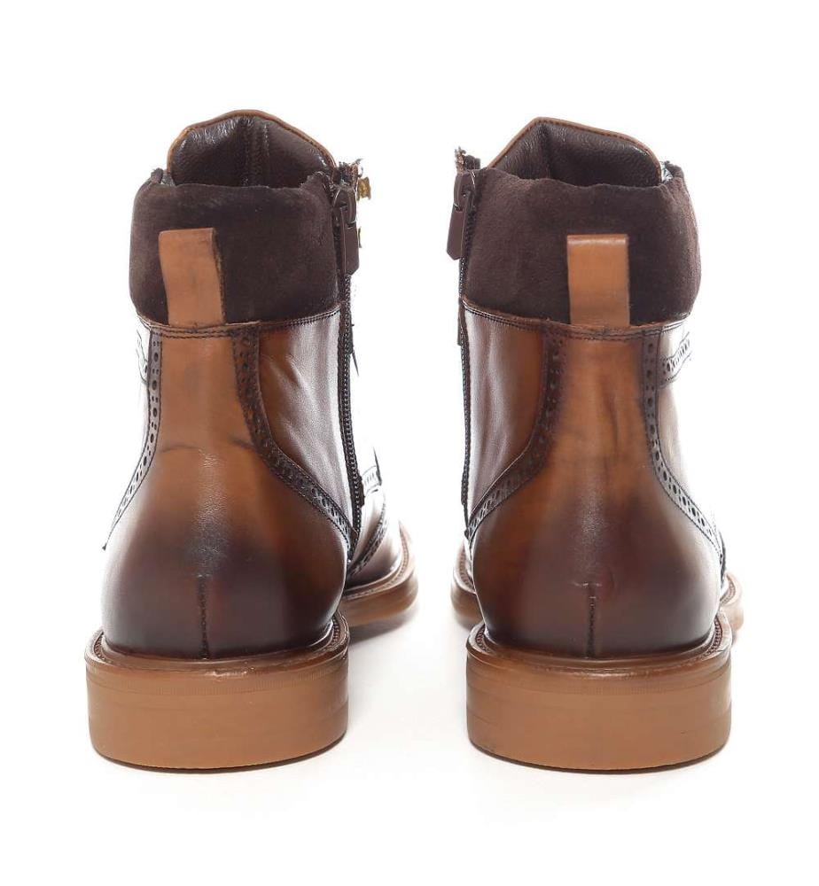 Bottes en cuir - Marron clair