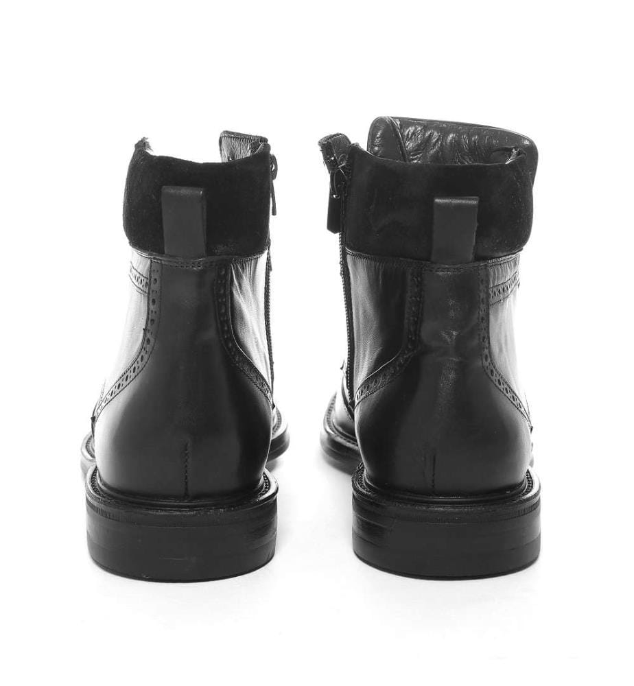 Bottes en cuir - Noir