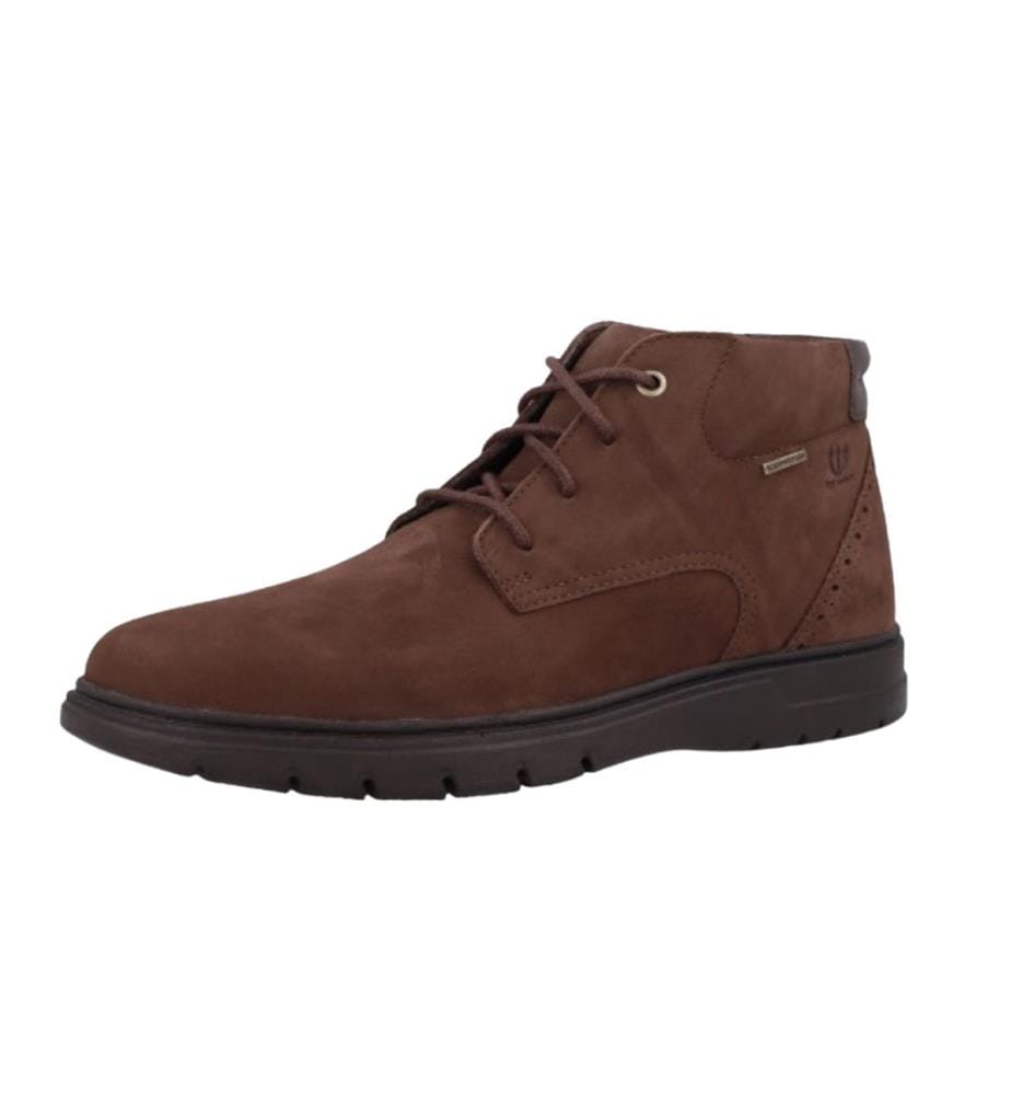 Bottes en nubuck marron