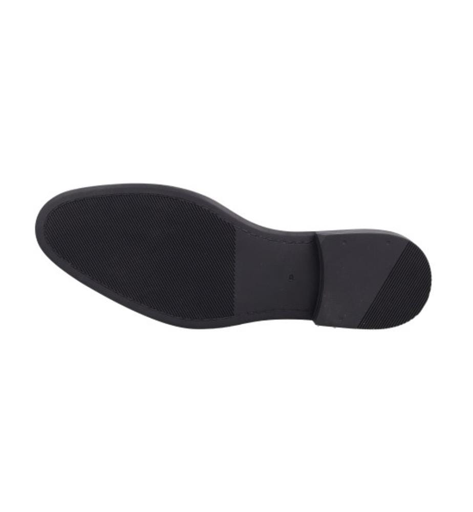 Monkstrap en cuir noir