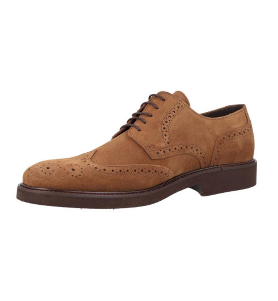 Hellbrauner Leder-Oxford