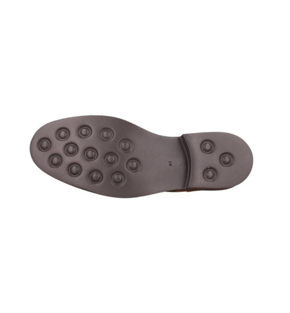 Hellbrauner Leder-Oxford