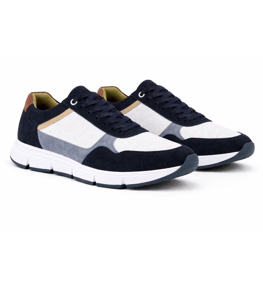 Baskets en daim - Bleu