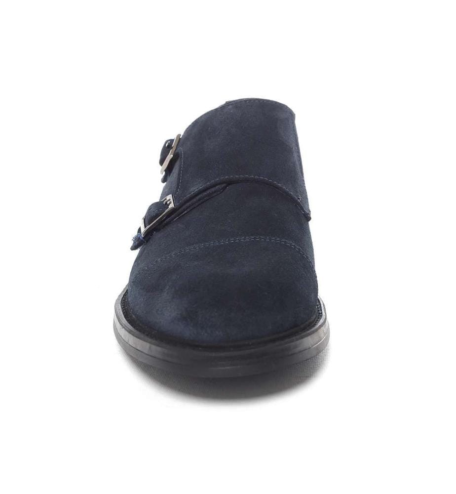 Wildleder-Monkstrap - Blau