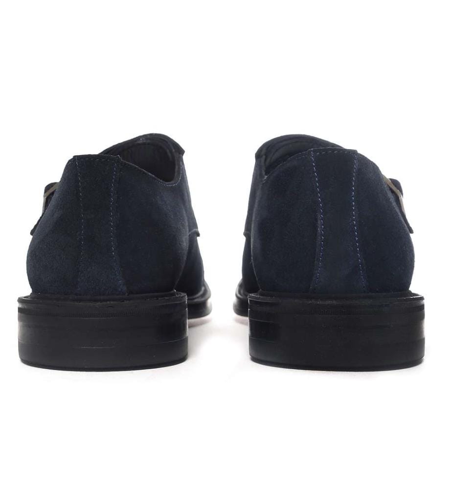 Wildleder-Monkstrap - Blau
