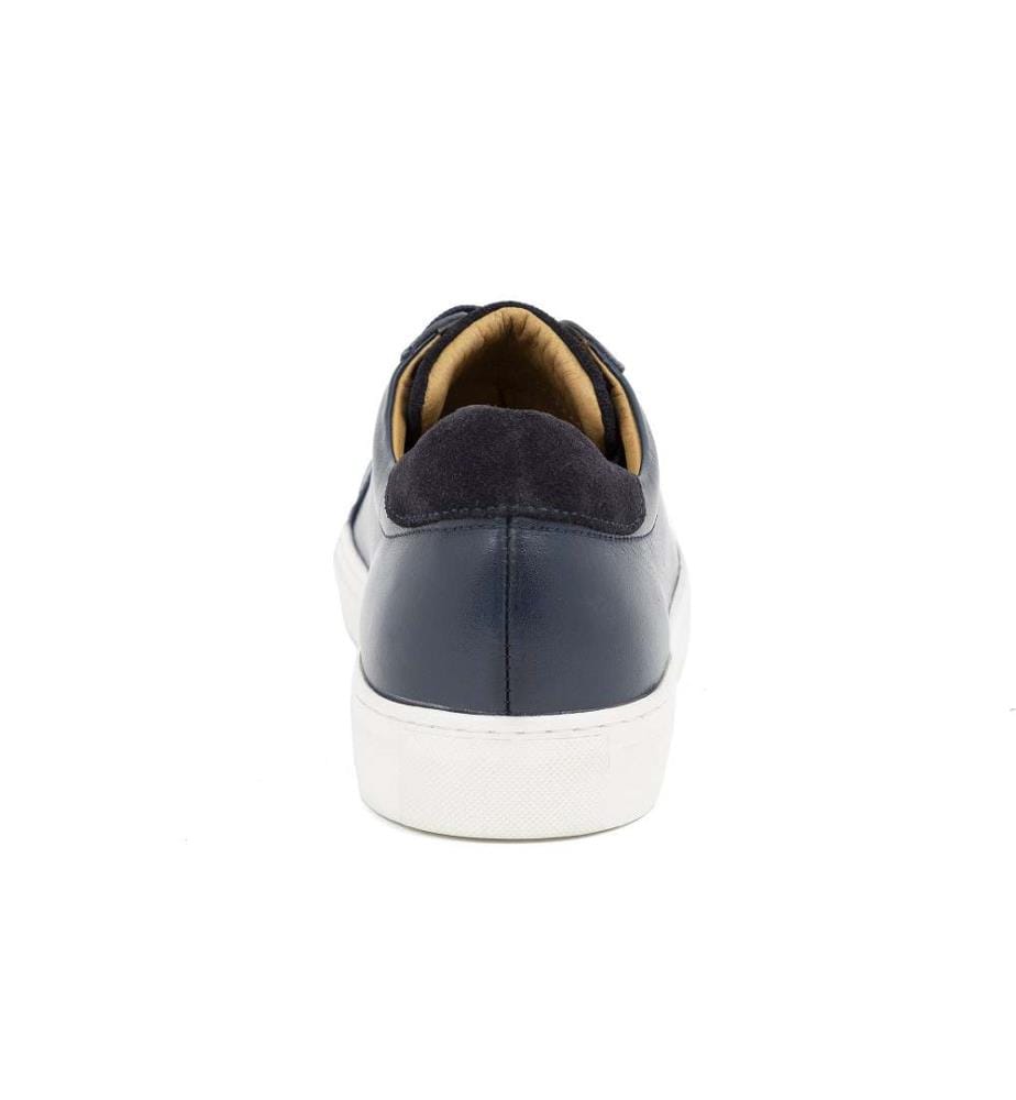 Baskets en cuir - Bleu