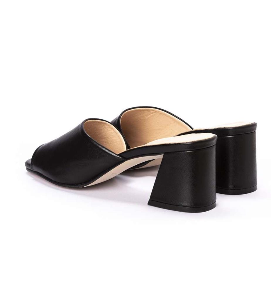 Mules en Cuir Aclauman - Noir