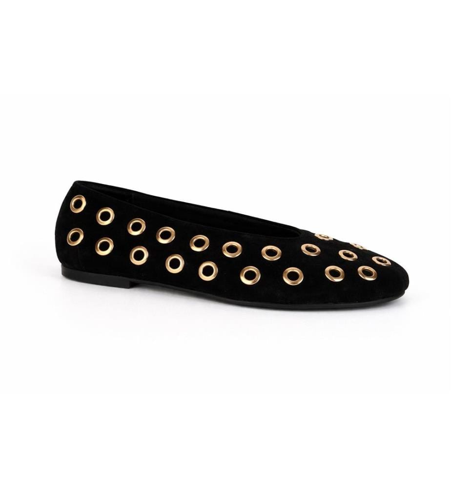 Ballerines en daim - Noir