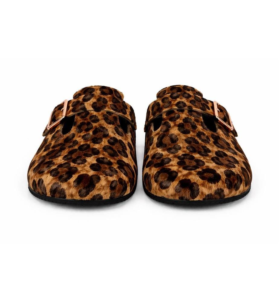 Sandales femme en cuir - Marron