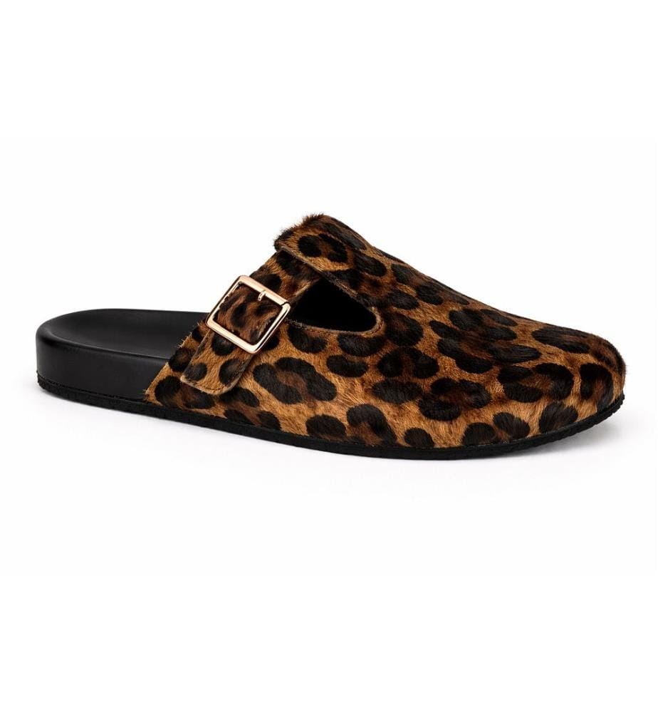 Sandales femme en cuir - Marron