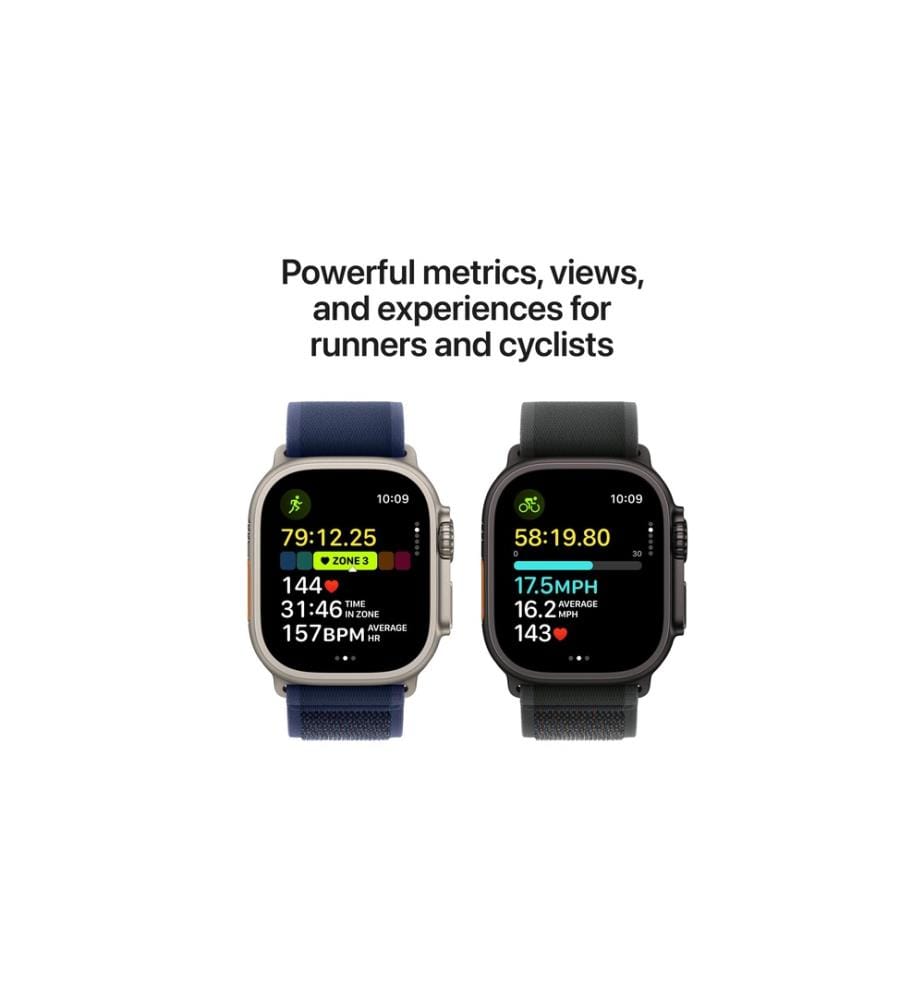 APPLE - Watch Ultra 2 Black Titanium Trail Loop Schwarz S/M