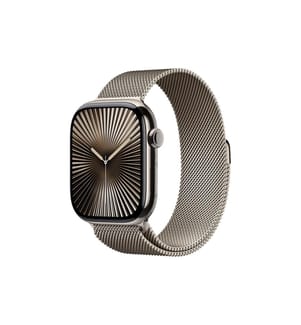APPLE - Watch Series 10 46 mm LTE Natural Titanium Loop Milanese S/M
