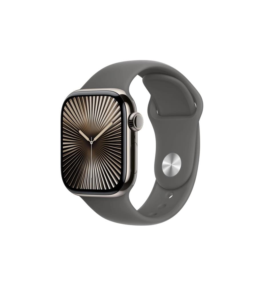 APPLE - Watch Series 10 42 mm LTE Titanium Stone Grey Sport M/L