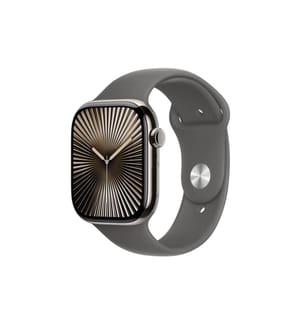 APPLE - Watch Series 10 46 mm LTE Natural Titanium Sport Grau M/L