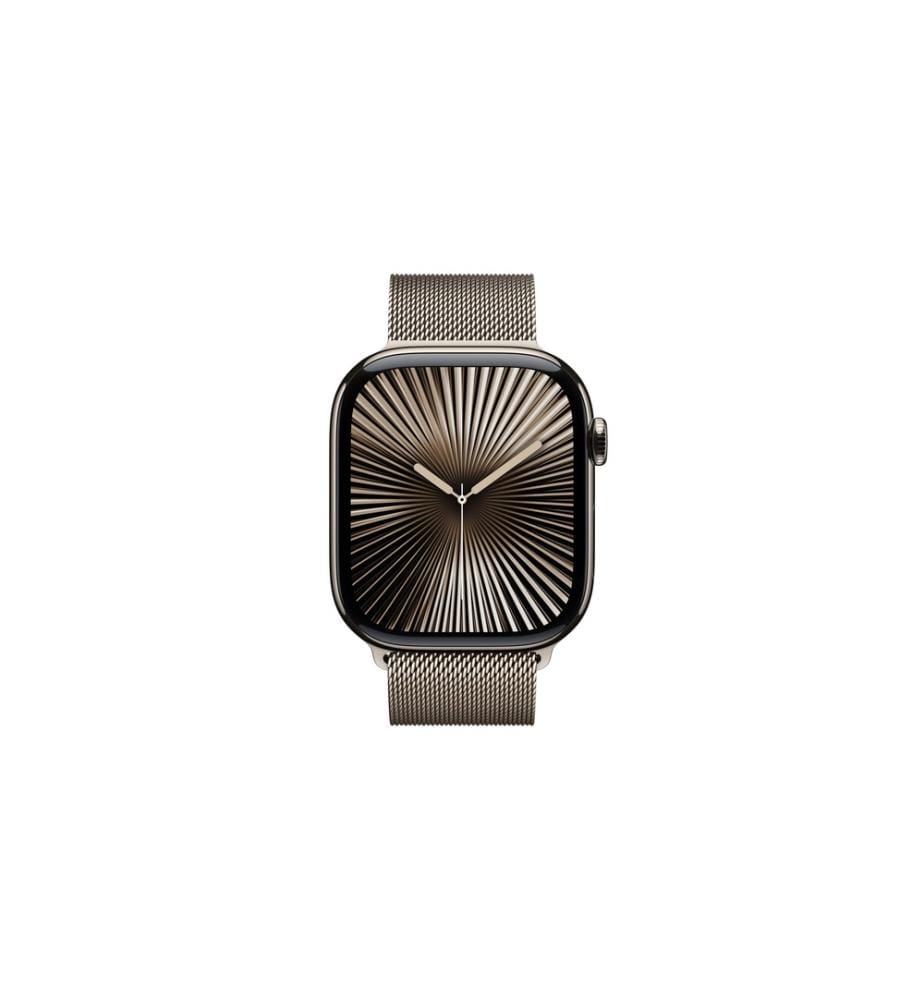 APPLE - Watch Series 10 46 mm LTE Natural Titanium Loop Milanese M/L