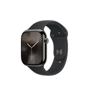 APPLE - Watch Series 10 46 mm LTE Titanium Jet Black Sport S/M