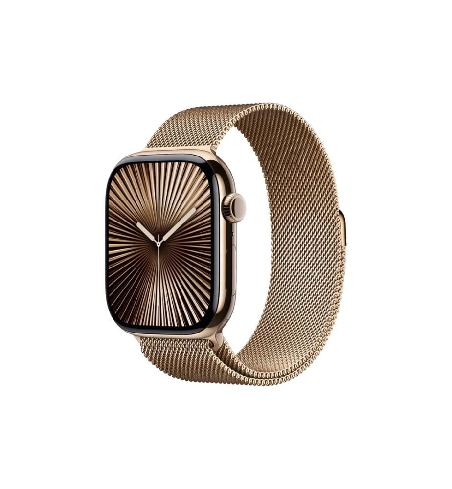 APPLE - Watch Series 10 46 mm LTE Titanium Gold Loop Milanese M/L