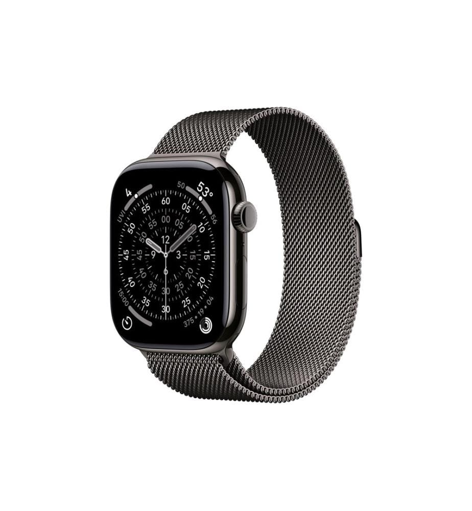 APPLE - Watch Series 11 46 mm LTE Slate Titanium Milanese Loop M/L