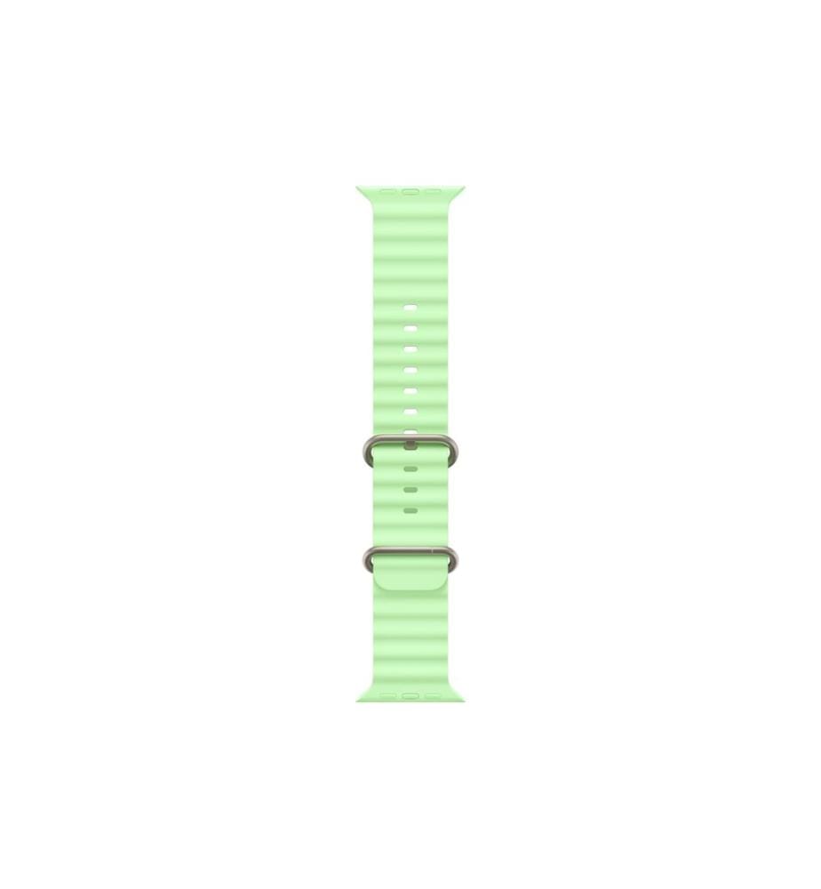 APPLE - Ocean Band 49 mm Neon Green Natural Titanium