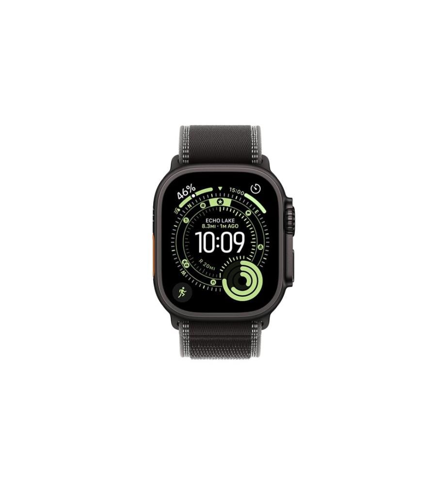 APPLE - Trail Loop 49 mm Black/Charcoal S/M Natural Titanium